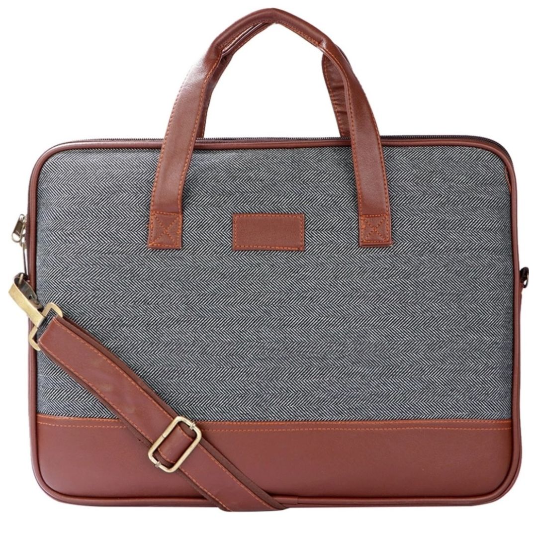 Elegant Gray Laptop Bag